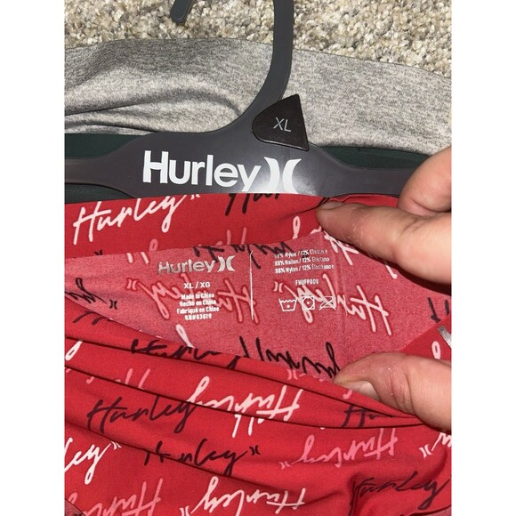 Lot of 3 Hurley Womens Size XL Panty Bikini Bonded Finishes Assorted Color New - Picture 3 of 3